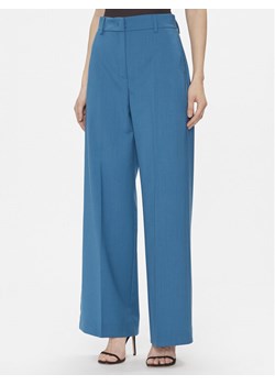 Weekend Max Mara Spodnie materiałowe Visivo 2415131091 Niebieski Relaxed Fit ze sklepu MODIVO w kategorii Spodnie damskie - zdjęcie 181101411