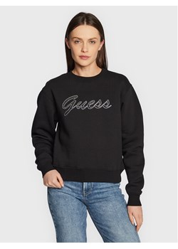Guess Bluza W3RQ10 K9Z21 Czarny Regular Fit ze sklepu MODIVO w kategorii Bluzy damskie - zdjęcie 181101562
