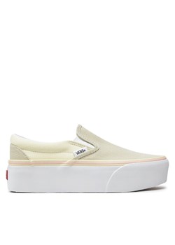 Vans Tenisówki Classic Slip-On Stackform VN000CN14481 Beżowy ze sklepu MODIVO w kategorii Trampki damskie - zdjęcie 181101693