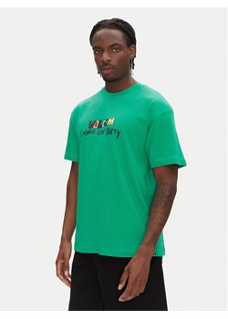Volcom T-Shirt Bob Moleema A4312554 Zielony Loose Fit ze sklepu MODIVO w kategorii T-shirty męskie - zdjęcie 181101723