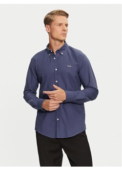 Boss Koszula H-Roan 50521996 Niebieski Slim Fit ze sklepu MODIVO w kategorii Koszule męskie - zdjęcie 181101971