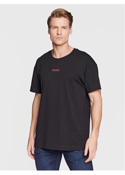 Hugo T-Shirt Linked 50480246 Czarny Regular Fit ze sklepu MODIVO w kategorii T-shirty męskie - zdjęcie 181101981