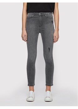 Boss Jeansy Skinny Fit Crop 1.0 Stone 50439258 Szary Skinny Fit ze sklepu MODIVO w kategorii Jeansy damskie - zdjęcie 181101983
