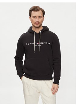 Tommy Hilfiger Bluza Core Logo MW0MW10752 Czarny Regular Fit ze sklepu MODIVO w kategorii Bluzy męskie - zdjęcie 181102020