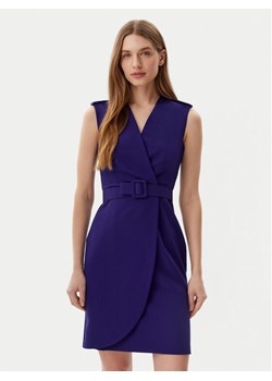 ARTIGLI Sukienka koktajlowa ACAB000846 Granatowy Slim Fit ze sklepu MODIVO w kategorii Sukienki - zdjęcie 181102050