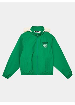 Tommy Jeans Wiatrówka Script Monogram KG0KG07898 Zielony Regular Fit ze sklepu MODIVO w kategorii Kurtki chłopięce - zdjęcie 181102114