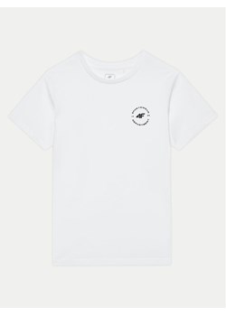 4F T-Shirt 4FJWAW24TTSHM1859 Biały Regular Fit ze sklepu MODIVO w kategorii T-shirty chłopięce - zdjęcie 181102183