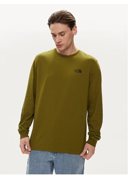 The North Face Longsleeve Easy NF0A87N8 Zielony Regular Fit ze sklepu MODIVO w kategorii T-shirty męskie - zdjęcie 181102213