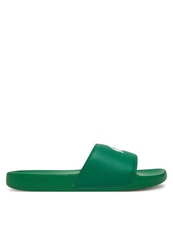 Lacoste Klapki Serve Sliders 7-49CMA0041 Zielony ze sklepu MODIVO w kategorii Klapki męskie - zdjęcie 181102272