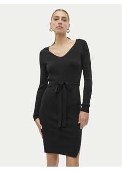 Vero Moda Sukienka dzianinowa Saba 10309320 Czarny Slim Fit ze sklepu MODIVO w kategorii Sukienki - zdjęcie 181102283