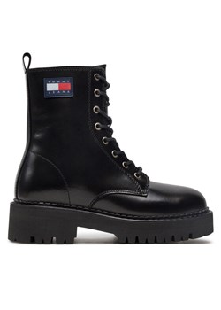 Tommy Jeans Trapery Urban Tommy Jeans Lace Up Boot EN0EN01995 Czarny ze sklepu MODIVO w kategorii Workery damskie - zdjęcie 181102413