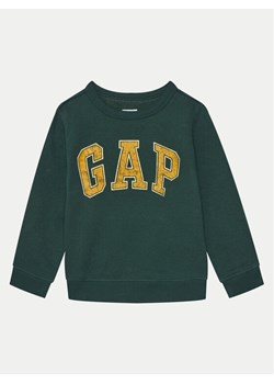Gap Bluza 531000-07 Zielony Regular Fit ze sklepu MODIVO w kategorii Bluzy chłopięce - zdjęcie 181102440