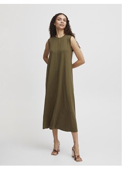 b.young Sukienka letnia 20813284 Khaki Loose Fit ze sklepu MODIVO w kategorii Sukienki - zdjęcie 181102494