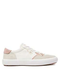 Pepe Jeans Sneakersy Travis Brit W PLS31556 Biały ze sklepu MODIVO w kategorii Trampki damskie - zdjęcie 181102730