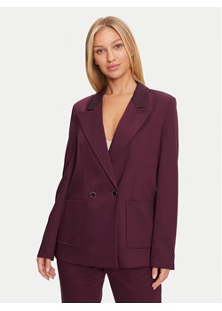 Guess Marynarka Viviane W4BN58 WGIH2 Bordowy Regular Fit ze sklepu MODIVO w kategorii Marynarki damskie - zdjęcie 181102821