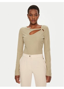 Guess Bluzka W5RP12 KAQL2 Zielony Regular Fit ze sklepu MODIVO w kategorii Bluzki damskie - zdjęcie 181102854