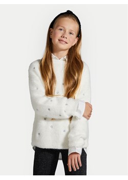 Coccodrillo Sweter ZC4172102EPG Écru Regular Fit ze sklepu MODIVO w kategorii Swetry dziewczęce - zdjęcie 181102980