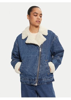 Levi's® Kurtka jeansowa Flight A9370-0001 Niebieski Relaxed Fit ze sklepu MODIVO w kategorii Kurtki damskie - zdjęcie 181103031