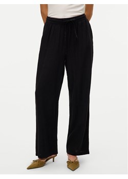 Vero Moda Spodnie materiałowe Linn 10305091 Czarny Loose Fit ze sklepu MODIVO w kategorii Spodnie damskie - zdjęcie 181103054