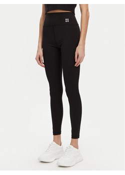 HUGO Legginsy 50545350 Czarny Slim Fit ze sklepu MODIVO w kategorii Spodnie damskie - zdjęcie 181103193
