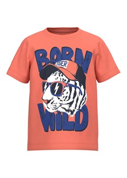 NAME IT T-Shirt 13214986 Pomarańczowy Regular Fit ze sklepu MODIVO w kategorii T-shirty chłopięce - zdjęcie 181103471