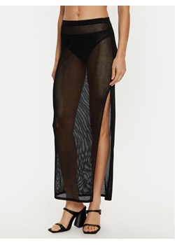Calvin Klein Swimwear Spódnica maxi KW0KW02734 Czarny Regular Fit ze sklepu MODIVO w kategorii Spódnice - zdjęcie 181103584