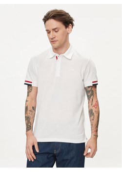 Geox Polo M4510L T2649 F1492 Biały Regular Fit ze sklepu MODIVO w kategorii T-shirty męskie - zdjęcie 181103801