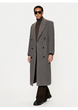 AMI PARIS Płaszcz przejściowy HCO317.WV0025 Szary Regular Fit ze sklepu MODIVO w kategorii Płaszcze męskie - zdjęcie 181103824
