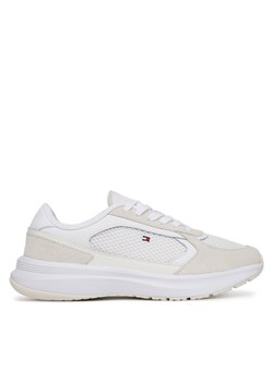 Tommy Hilfiger Sneakersy Sporty Runner FW0FW08644 Biały ze sklepu MODIVO w kategorii Buty sportowe damskie - zdjęcie 181103832