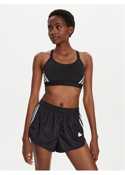 adidas Biustonosz sportowy Powerimpact Luxe Medium-Support Maternity IT2727 Czarny Slim Fit ze sklepu MODIVO w kategorii Biustonosze - zdjęcie 181103863