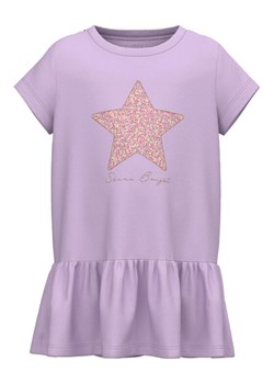 NAME IT Tunika 13217358 Fioletowy Regular Fit ze sklepu MODIVO w kategorii Bluzki dziewczęce - zdjęcie 181103900