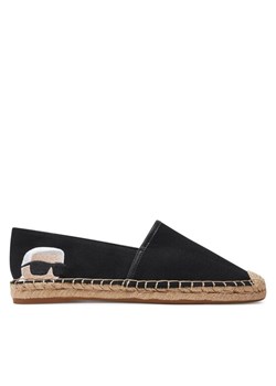KARL LAGERFELD Espadryle KL80111N Czarny ze sklepu MODIVO w kategorii Espadryle damskie - zdjęcie 181103922
