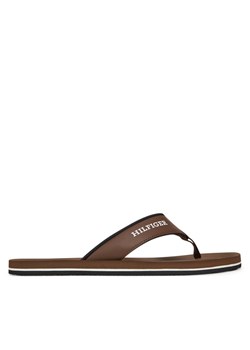 Tommy Hilfiger Japonki Padded Comfort Hilfiger B Sandal FM0FM05440 Brązowy ze sklepu MODIVO w kategorii Klapki męskie - zdjęcie 181103923