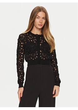 TWINSET Kardigan 241TT3234 Czarny Regular Fit ze sklepu MODIVO w kategorii Swetry damskie - zdjęcie 181103930