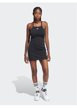 adidas Sukienka letnia 3-Stripes IU2426 Czarny Slim Fit - id: 0000303494452 - marki adidas - 181103980 adidas Sukienka letnia 3-Stripes IU2426 Czarny Slim Fit ze sklepu MODIVO w kategorii Sukienki - zdjęcie 181103980