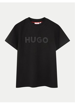 HUGO T-Shirt G00333 D Czarny Regular Fit ze sklepu MODIVO w kategorii T-shirty chłopięce - zdjęcie 181104092