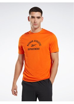 Reebok T-Shirt Training Graphic IC7665 Pomarańczowy Active Fit ze sklepu MODIVO w kategorii T-shirty męskie - zdjęcie 181104161