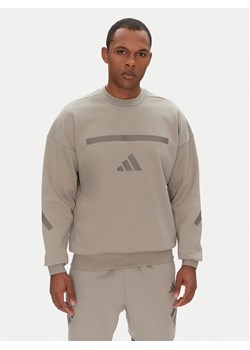 adidas Bluza Z.N.E. JP0383 Beżowy Loose Fit ze sklepu MODIVO w kategorii Bluzy męskie - zdjęcie 181104200