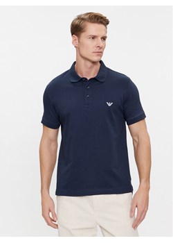 Emporio Armani Underwear Polo 211804 4R461 06935 Granatowy Regular Fit ze sklepu MODIVO w kategorii T-shirty męskie - zdjęcie 181104211