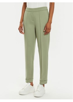 Olsen Chinosy 14002105 Zielony Slim Fit ze sklepu MODIVO w kategorii Spodnie damskie - zdjęcie 181104304