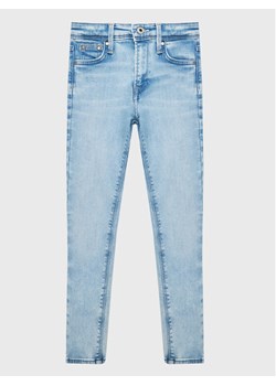 Pepe Jeans Jeansy Pixlette High PG201542PE2 Błękitny Skinny Fit ze sklepu MODIVO w kategorii Spodnie dziewczęce - zdjęcie 181104392
