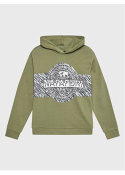 Napapijri Bluza B-Pinzon NP0A4GXD M Zielony Regular Fit - id: 0000301746973 - marki Napapijri - 181104403 Napapijri Bluza B-Pinzon NP0A4GXD M Zielony Regular Fit ze sklepu MODIVO w kategorii Bluzy chłopięce - zdjęcie 181104403