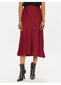 Calvin Klein Spódnica midi K20K207308 Czerwony Slim Fit ze sklepu MODIVO w kategorii Spódnice - zdjęcie 181104431