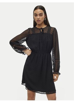 Vero Moda Sukienka codzienna Leah 10314693 Czarny Regular Fit ze sklepu MODIVO w kategorii Sukienki - zdjęcie 181104470