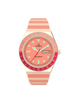 Timex Zegarek Q Timex Malibu TW2V38600 Różowy ze sklepu MODIVO w kategorii Zegarki - zdjęcie 181104472