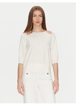 TWINSET Sweter 251TP3490 Écru Loose Fit ze sklepu MODIVO w kategorii Swetry damskie - zdjęcie 181104730