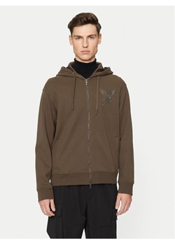 Armani Exchange Bluza 6DZMAF ZJKBZ 1897 Zielony Regular Fit ze sklepu MODIVO w kategorii Bluzy męskie - zdjęcie 181104853