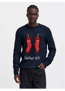 Blend Sweter 20717599 Granatowy Regular Fit ze sklepu MODIVO w kategorii Swetry męskie - zdjęcie 181104884