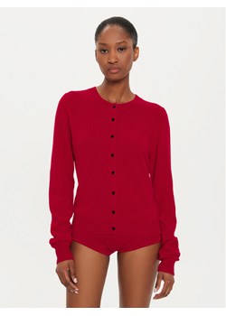 Herskind Kardigan Roselle 5241969 Czerwony Regular Fit ze sklepu MODIVO w kategorii Swetry damskie - zdjęcie 181104903