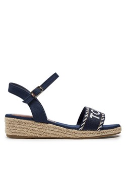 Tommy Hilfiger Espadryle Rope Wedge Sandal T3A7-33287-0890 Granatowy ze sklepu MODIVO w kategorii Espadryle damskie - zdjęcie 181104942